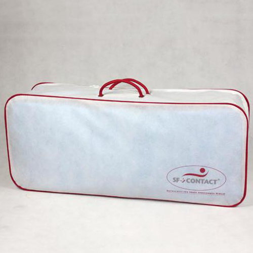 Red Plastic Piping Cushion Bag