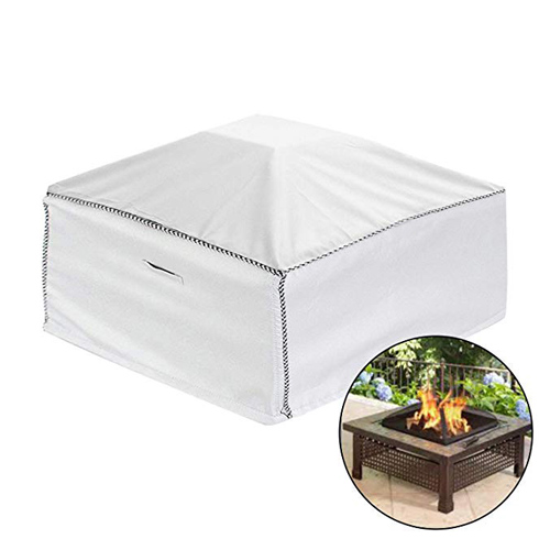 White Polyester Grill Cover