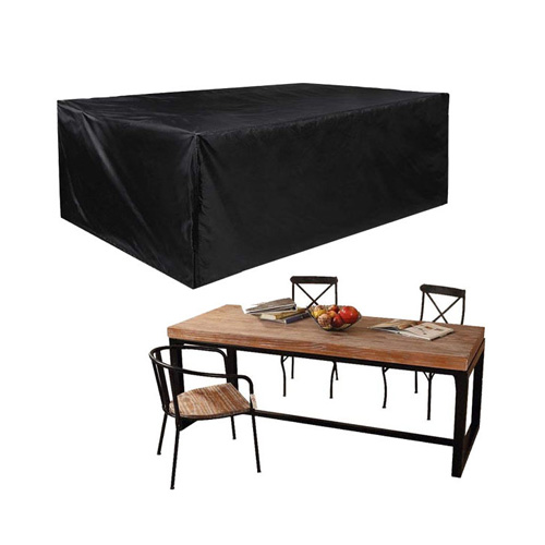 Black Polyester Furniture Cover 2