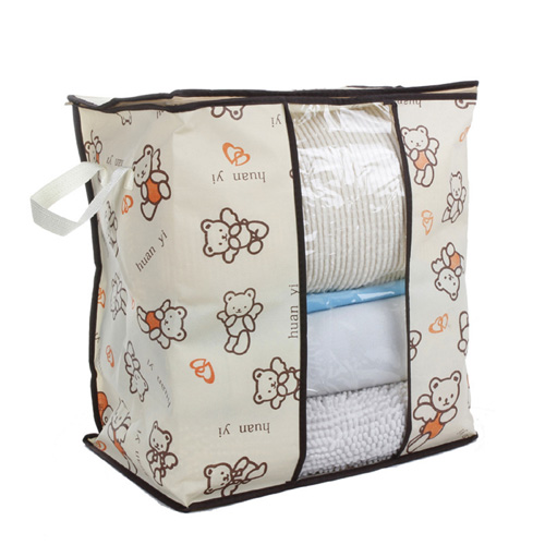 Brown Non-woven Binding Underbed Storage Bag