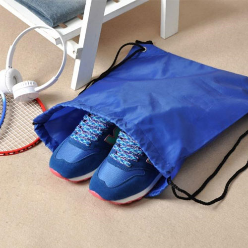 Blue Polyester 1-piece-structure Shoes Storage Bag