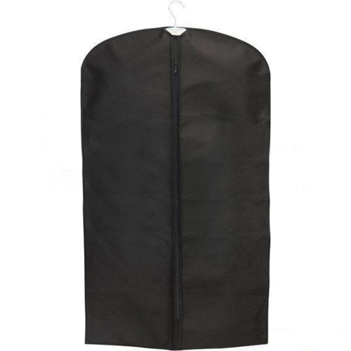 Black Nylon Binding Zipper Garment Bag 2